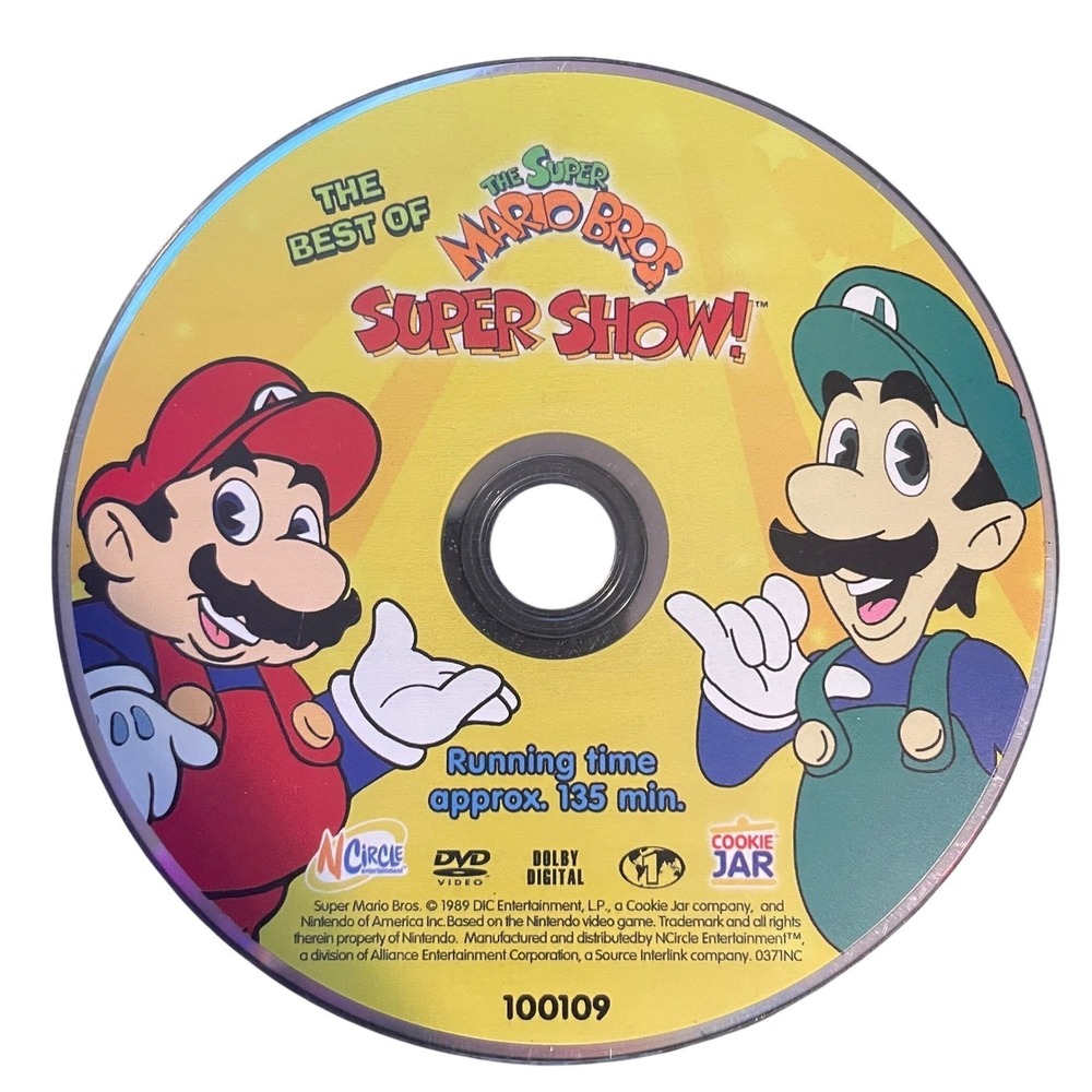 The Best‎ of The Super Mario Bros Super Show DVD 135 Min